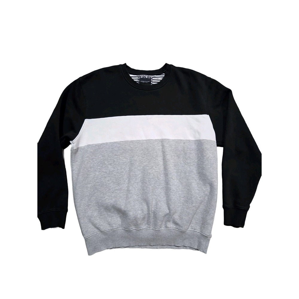 Denim & Flower Ricky Singh Men's Colorblock Crewneck Sweatshirt Size XL